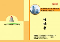 工程类维修标书